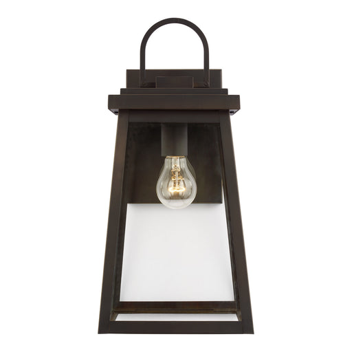 Generation Lighting - 8748401-71 - One Light Outdoor Wall Lantern - Founders - Antique Bronze