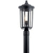 Kichler - 49895BK - One Light Outdoor Post Mount - Fairfield - Black