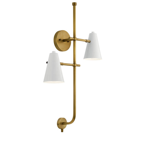 Kichler - 52174WH - Two Light Wall Sconce - Sylvia - White
