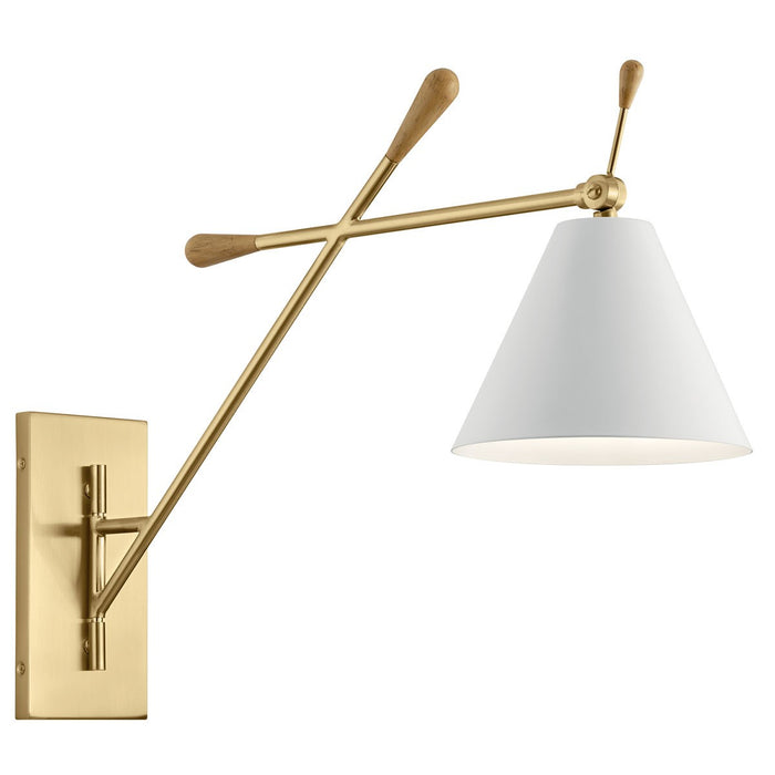 Kichler - 52339CG - One Light Wall Sconce - Finnick - Champagne Gold
