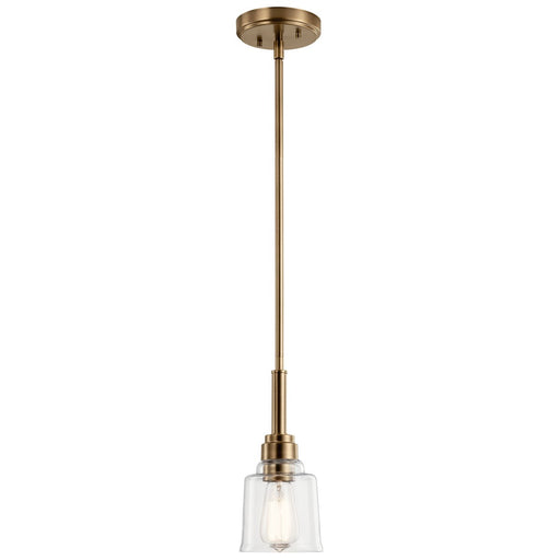 Kichler - 52399WBR - One Light Mini Pendant - Aivian - Weathered Brass