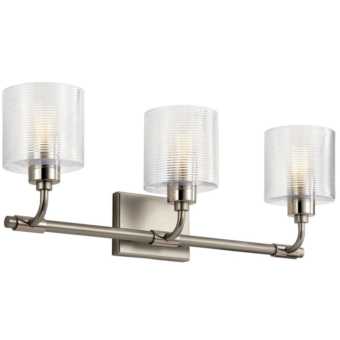 Kichler - 55107SN - Three Light Bath - Harvan - Satin Nickel