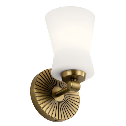 Kichler - 55115BNB - One Light Wall Sconce - Brianne - Brushed Natural Brass