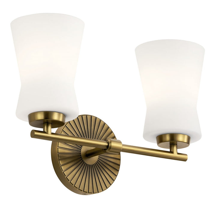 Kichler - 55116BNB - Two Light Bath - Brianne - Brushed Natural Brass