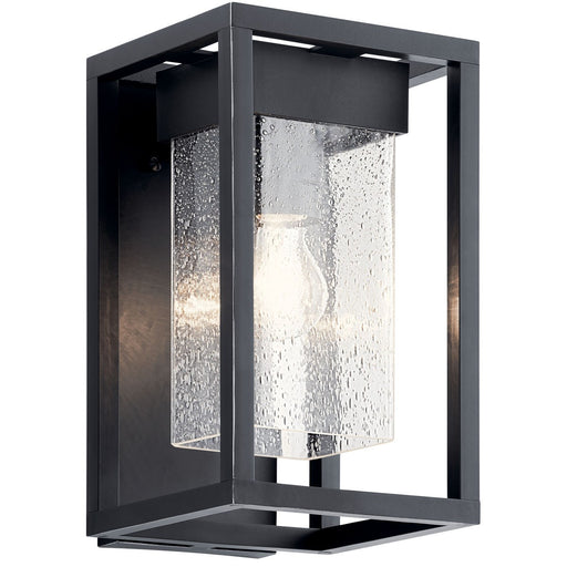 Kichler - 59060BSL - One Light Outdoor Wall Mount - Mercer - Black with Silver Highlights