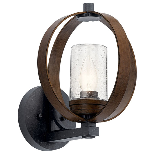Kichler - 59066AUB - One Light Outdoor Wall Mount - Grand Bank - Auburn Stained