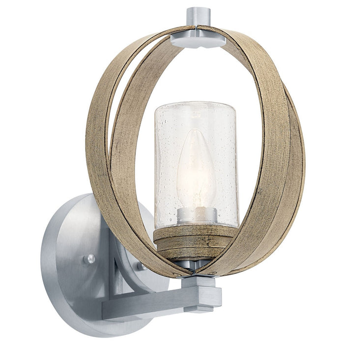 Kichler - 59066DAG - One Light Outdoor Wall Mount - Grand Bank - Distressed Antique Gray