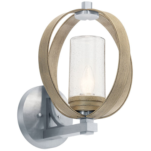 Kichler - 59067DAG - One Light Outdoor Wall Mount - Grand Bank - Distressed Antique Gray