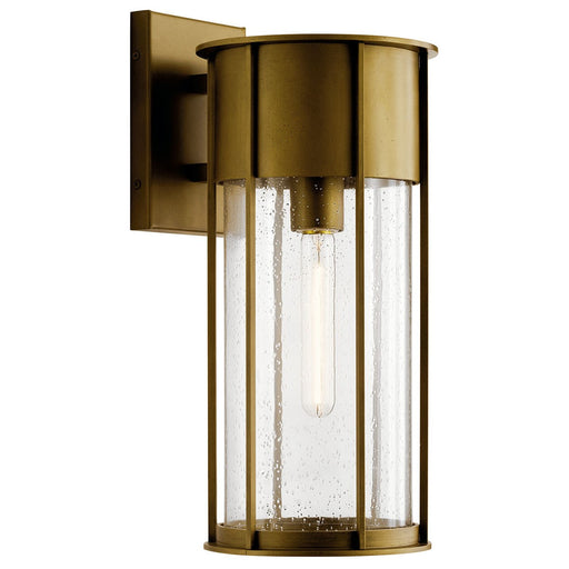 Kichler - 59081NBR - One Light Outdoor Wall Mount - Camillo - Natural Brass