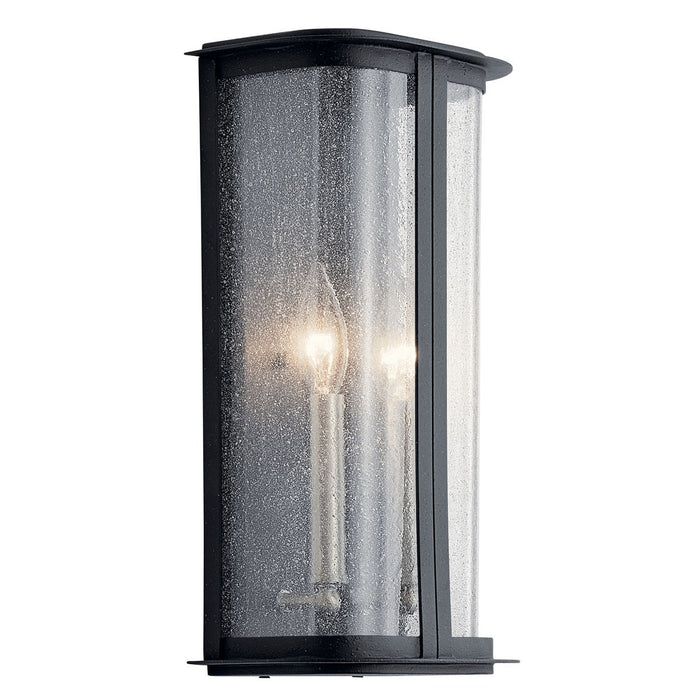 Kichler - 59091DBK - Two Light Outdoor Wall Mount - Timmin - Distressed Black