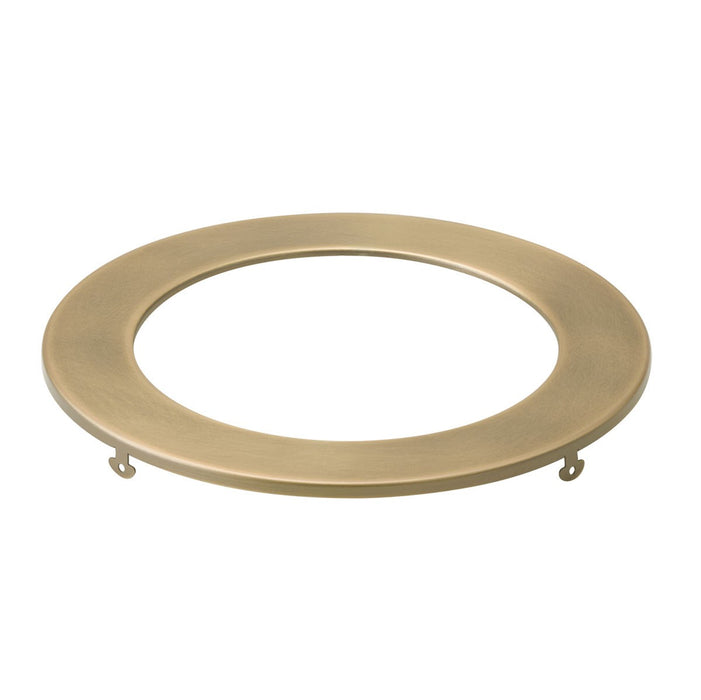 Kichler - DLTSL06RNBR - 6in Round Slim Downlight Trim - Direct To Ceiling Unv Accessor - Natural Brass
