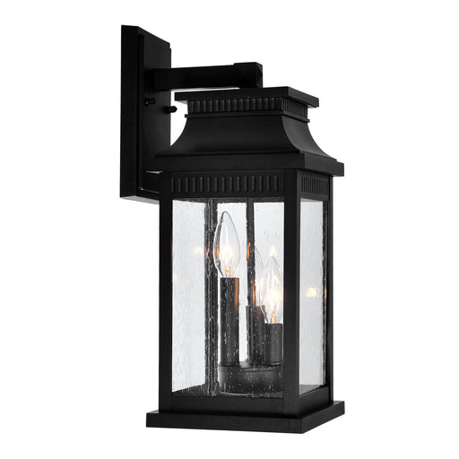 CWI Lighting - 0418W7L-3 - Three Light Outdoor Wall Lantern - Milford - Black
