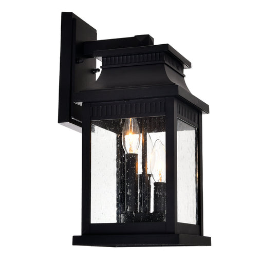 CWI Lighting - 0418W7S-3 - Three Light Outdoor Wall Lantern - Milford - Black