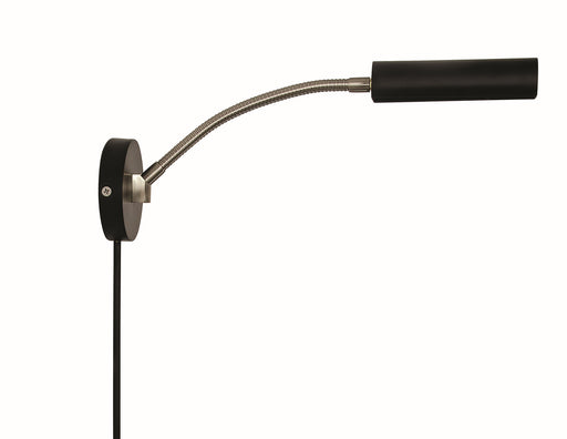 House of Troy - FN175-BLK/SN - LED Wall Swing Lamp - Fusion - Black With Satin Nickel Accents