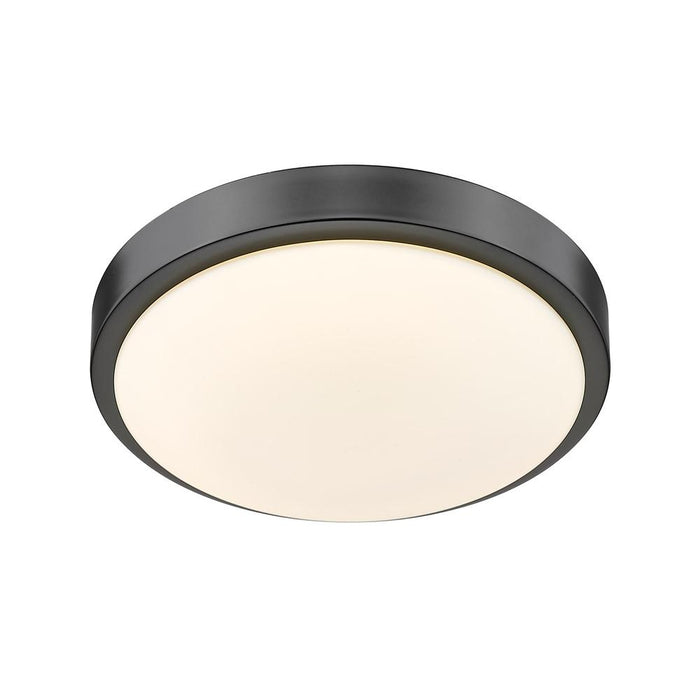 Golden - 9128-FM10 BLK-OP - LED Flush Mount - Matte Black