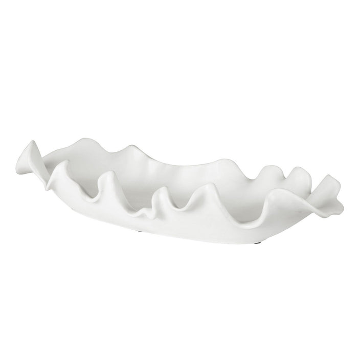 Uttermost - 17965 - Bowl - Ruffled - Matte White