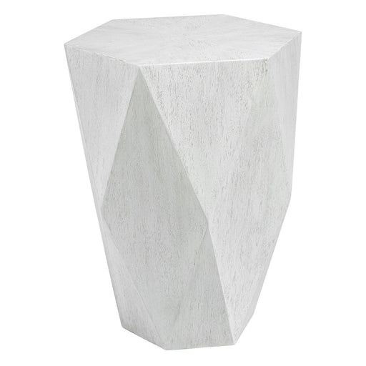Uttermost - 25164 - Side Table - Volker - Fresh White Ceruse