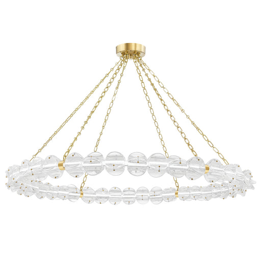 Hudson Valley - 1955-AGB - LED Chandelier - Lindley - Aged Brass