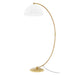 Hudson Valley - L1668-AGB - One Light Floor Lamp - Montague - Aged Brass