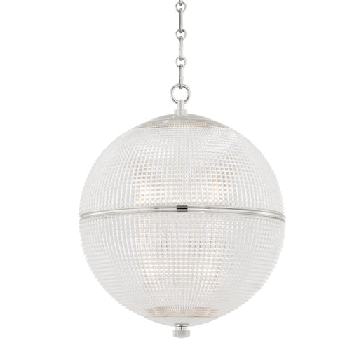 Hudson Valley - MDS801-PN - One Light Pendant - Sphere No. 3 - Polished Nickel