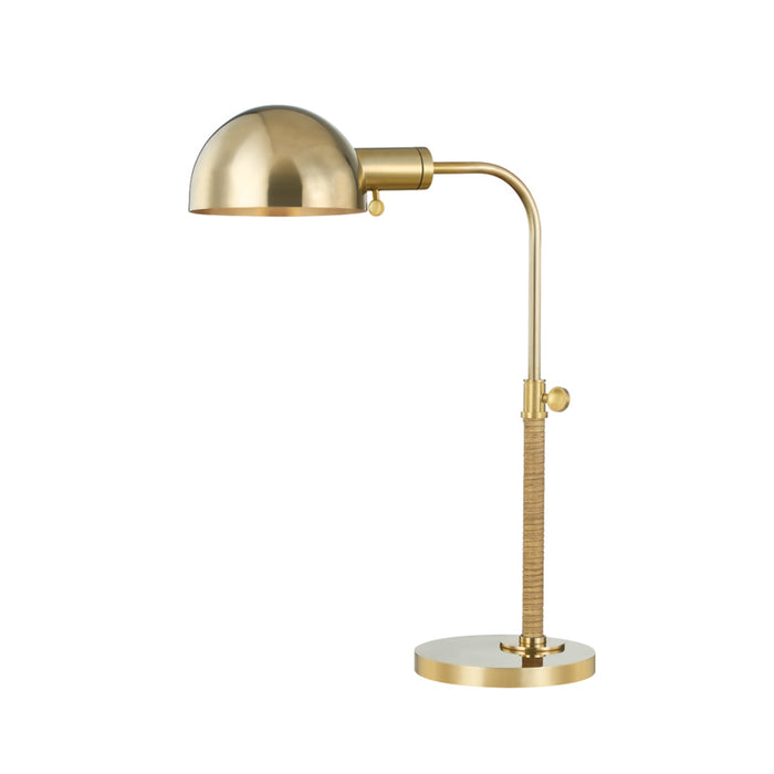 Hudson Valley - MDSL520-AGB - One Light Table Lamp - Devon - Aged Brass