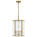 Quoizel - ASR1512WS - Four Light Pendant - Aster - Weathered Brass