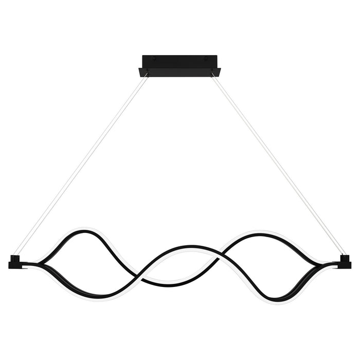 Quoizel - PCBLR138MBK - LED Linear Chandelier - Bleecker - Matte Black