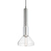 Norwell Lighting - 5386-PN-CL - One Light Pendant - Funnel - Polished Nickel