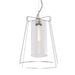 Norwell Lighting - 5389-PN-CL - One Light Pendant - Cere - Polished Nickel
