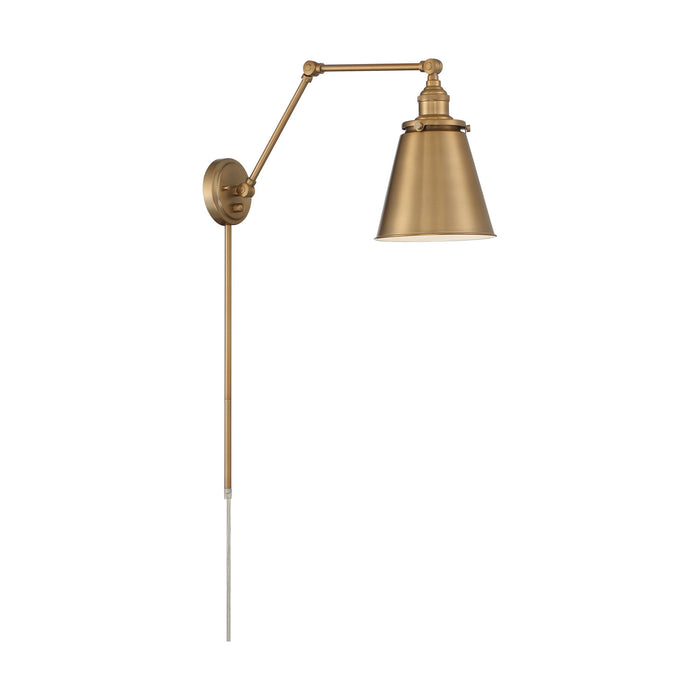Nuvo Lighting - 60-7367 - One Light Swing Arm Wall Lamp - Bayard - Burnished Brass