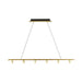 Tech Lighting - 700LSPNT50NB-LED930-277 - LED Linear Suspension - Ponte - Natural Brass