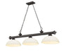 Z-Lite - 2306-3BRZ-DMO14 - Three Light Billiard - Cordon - Bronze