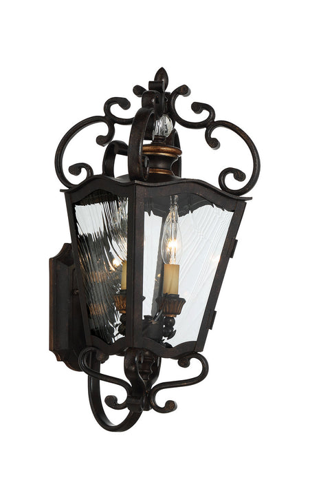 Minka-Lavery - 9332-270 - Two Light Outdoor Lantern - Brixton Ivy - Terraza Village Aged Patina W/