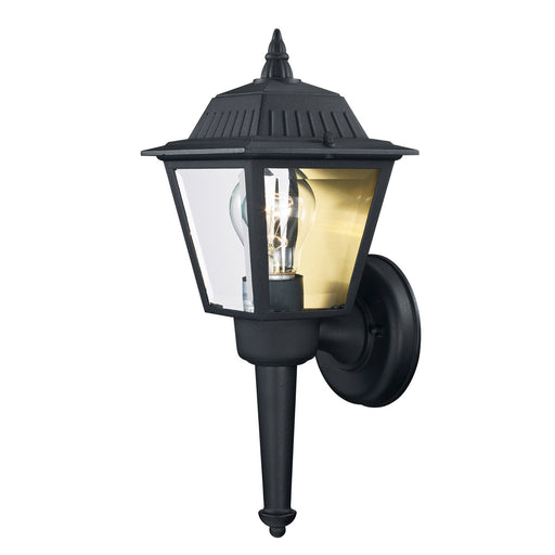 Trans Globe Imports - 4005 BK - One Light Wall Lantern - Estate - Black