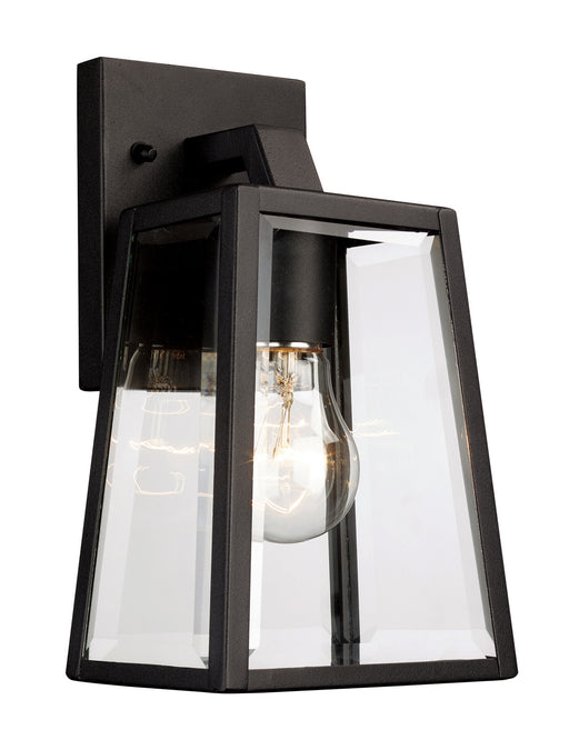Trans Globe Imports - 50210 BK - One Light Wall Lantern - Obsidian - Black