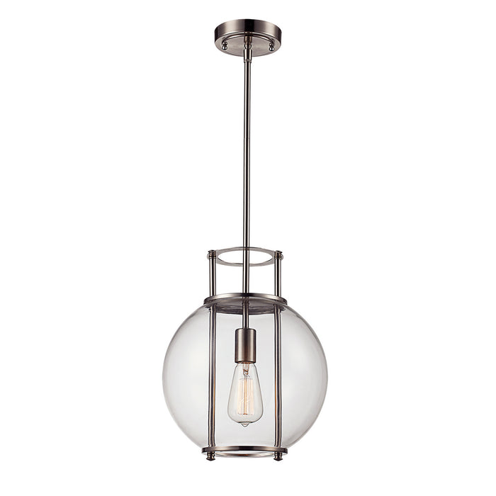 Trans Globe Imports - PND-2030 BN - One Light Pendant - Grove - Brushed Nickel