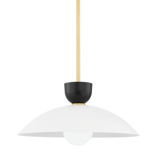 Mitzi - H481701L-AGB - One Light Pendant - Whitley - Aged Brass