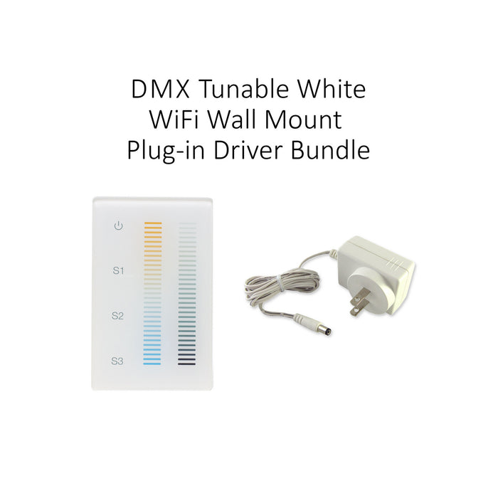 Diode LED - DI-KIT-DMX-TW1Z-PA - WiFi Wall Mount Plug-in Driver Bundle