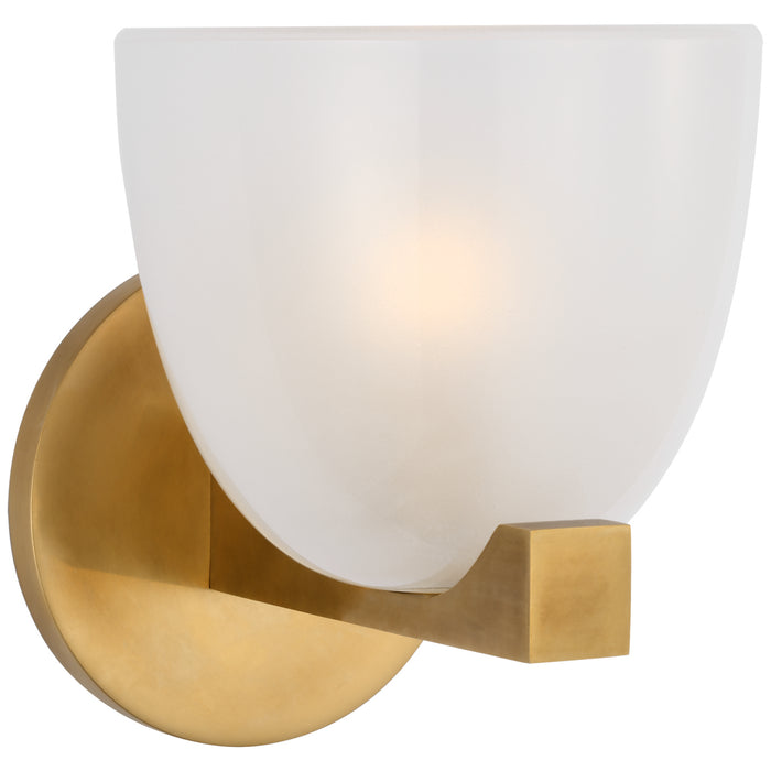 Visual Comfort - ARN 2490HAB-FG - LED Wall Sconce - Carola - Hand-Rubbed Antique Brass