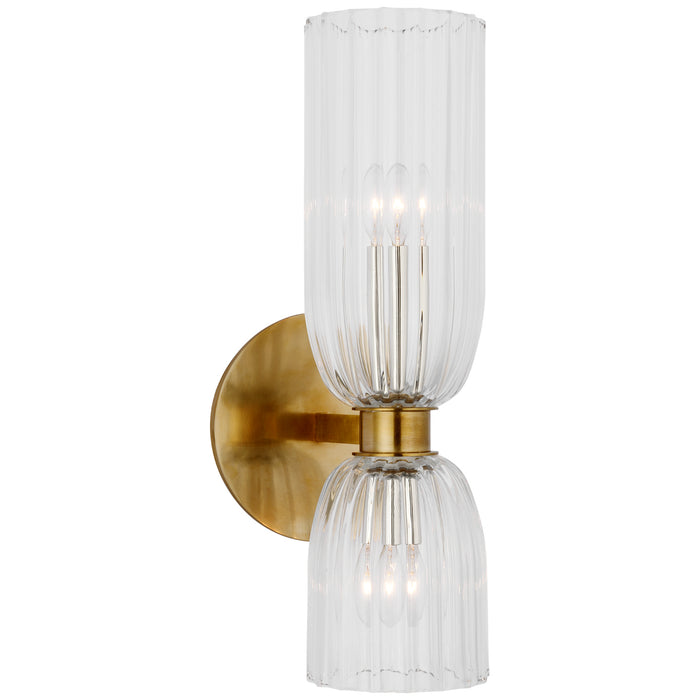 Visual Comfort - ARN 2500HAB-CG - LED Wall Sconce - Asalea - Hand-Rubbed Antique Brass