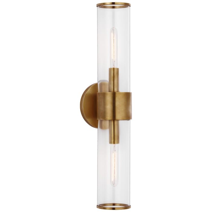 Visual Comfort - KW 2118AB-CG - Two Light Wall Sconce - Liaison - Antique-Burnished Brass