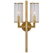 Visual Comfort - KW 2201AB-CG - Two Light Wall Sconce - Liaison - Antique-Burnished Brass