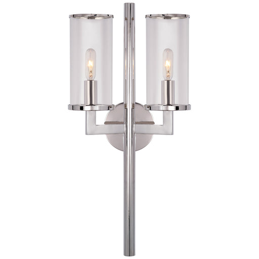 Visual Comfort - KW 2201PN-CG - Two Light Wall Sconce - Liaison - Polished Nickel
