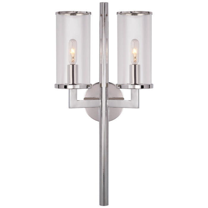 Visual Comfort - KW 2201PN-CG - Two Light Wall Sconce - Liaison - Polished Nickel