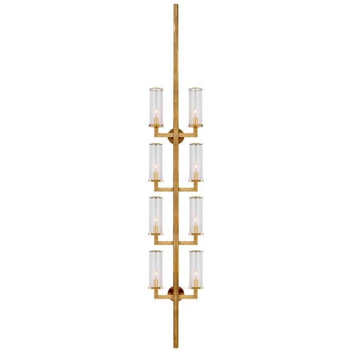 Visual Comfort - KW 2204AB-CG - Eight Light Wall Sconce - Liaison - Antique-Burnished Brass