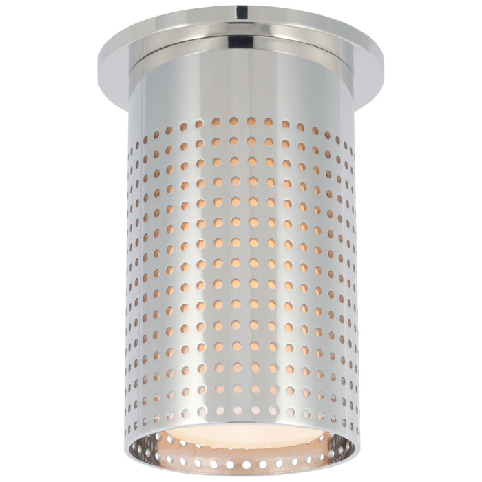 Visual Comfort - KW 4053PN-WG - LED Flush Mount - Precision - Polished Nickel