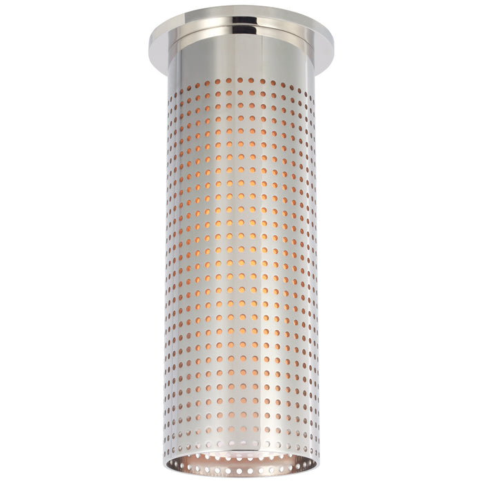 Visual Comfort - KW 4064PN-WG - LED Flush Mount - Precision - Polished Nickel