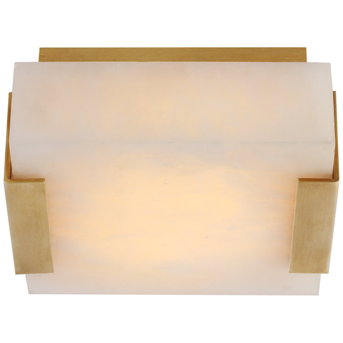 Visual Comfort - KW 4110AB-ALB - LED Flush Mount - Covet - Antique-Burnished Brass