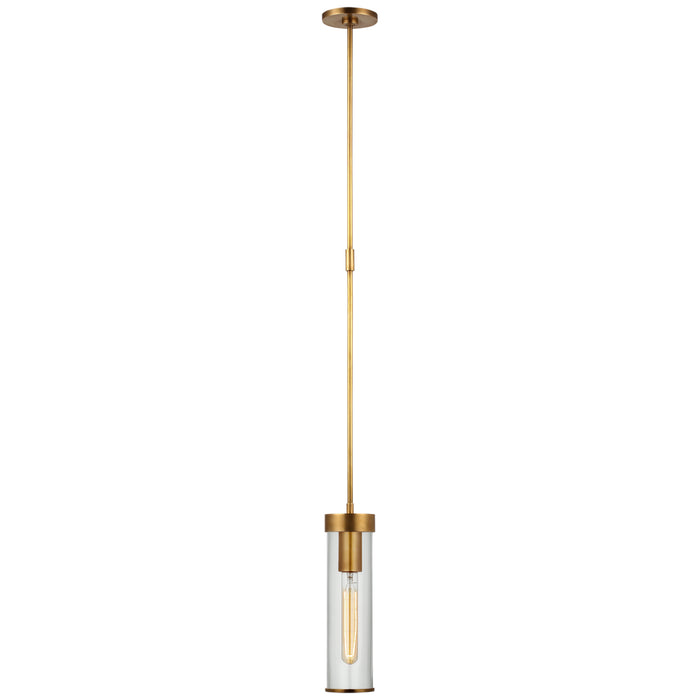 Visual Comfort - KW 5116AB-CG - LED Pendant - Liaison - Antique-Burnished Brass