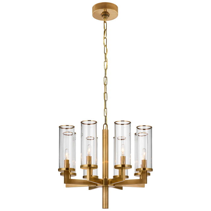 Visual Comfort - KW 5200AB-CG - Eight Light Chandelier - Liaison - Antique-Burnished Brass